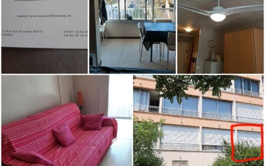 Studio meublé 26m2 à 50M de la mer