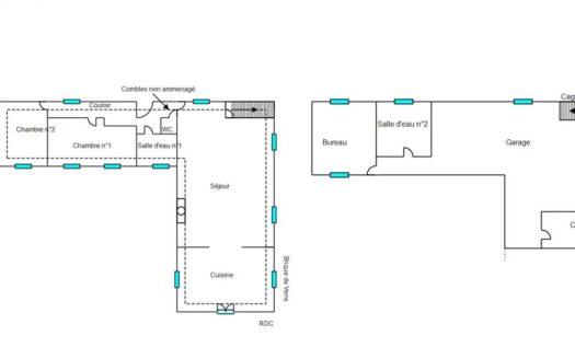 Maison au calme 134m2 avec jardin, piscine et garage