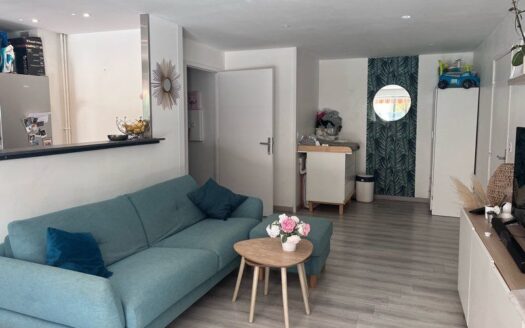 2 pièces en rez-de-jardin