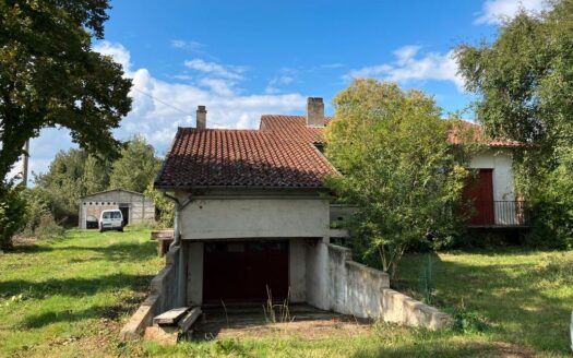 Maison avec beau terrain