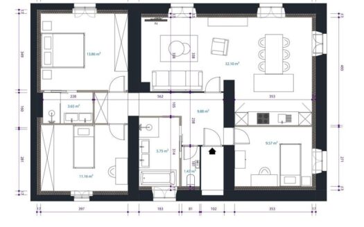 IDÉAL FRONTALIERS FAMILLES/SPACIEUX/RÉNOVÉ/LUMINEUX/PROCHE COMMODITÉS
