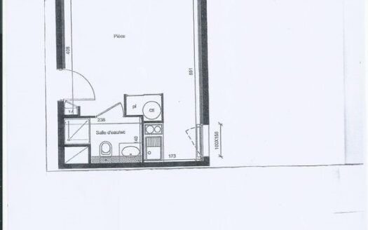 IDÉAL INVESTISSEUR /STUDIO MEUBLÉ /REVENUS LOCATIFS GARANTIS/LUMINEUX