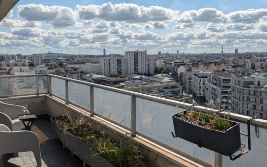 Appartement avec terrasse & vue panoramique sur Paris
