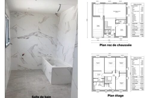 IDEAL FAMILLE NOMBREUSE/5 CHAMBRES/NEUF/PROCHE COMMODITÉS/GRAND TERRAIN