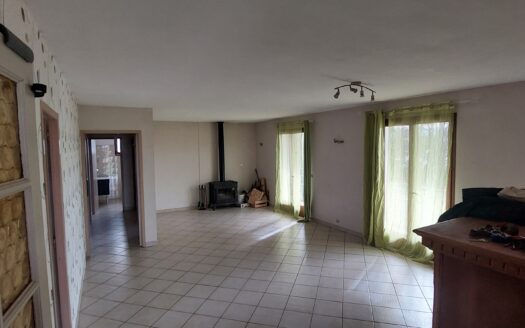 Maison avec sous-sol, garage et jardin clos