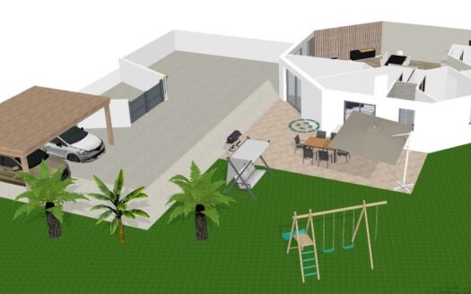Maison en cours de construction