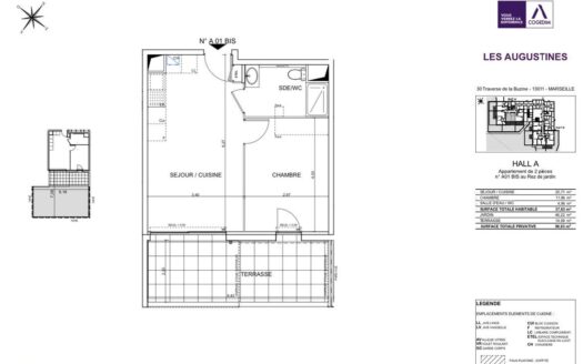 Appartement T2 38m2