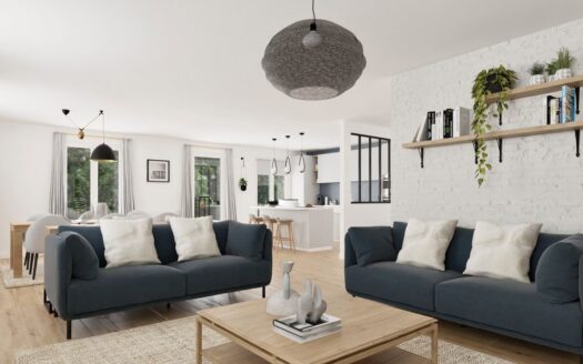 IDÉAL FAMILLES – SOUS-SOL IMMENSE, LUMINEUX, TERRAIN 1500 M², CADRE PAISIBLE, PROCHE COMMODITÉS