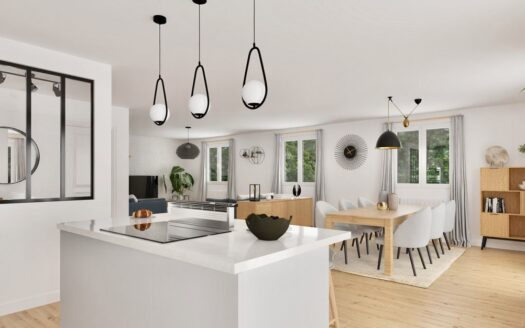 IDÉAL FAMILLES – SOUS-SOL IMMENSE, LUMINEUX, TERRAIN 1500 M², CADRE PAISIBLE, PROCHE COMMODITÉS