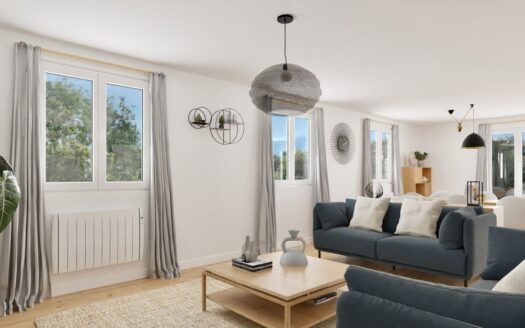 IDÉAL FAMILLES – SOUS-SOL IMMENSE, LUMINEUX, TERRAIN 1500 M², CADRE PAISIBLE, PROCHE COMMODITÉS