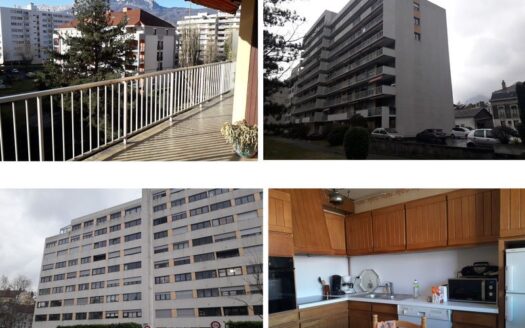 Aigle centre de Grenoble, vaste appartement dans résidence au calme,étage 4, avec possibilité g