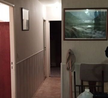 Appartement avec beau potentiel