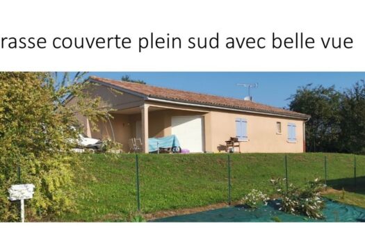 IDEAL FAMILLE : MAISON LUMINEUSE, TERRAIN CLOS ET TERRASSE PLEIN SUD SUR LES VIGNES