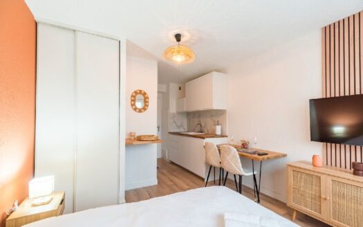 Studio 19m2 clef en main Air bnb locatif étudiant saint brieuc