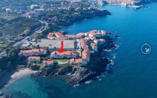 Particulier vend a collioure appartement rdc avec terrasse sur superbe vue mer et accès direct