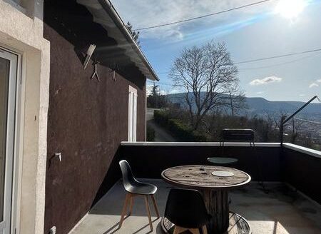 Maison de 78 m2 avec terrain – Vue exceptionnelle sur Millau et son Viaduc