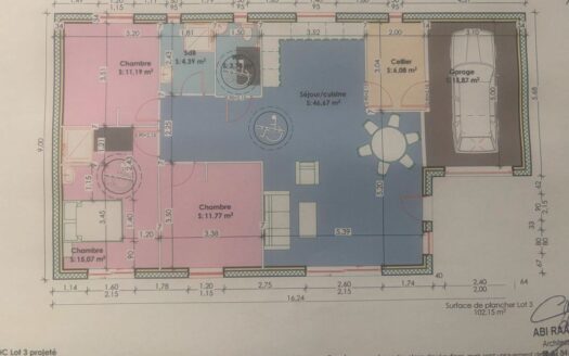 A vendre maison neuve sur un terrain de 564m2
