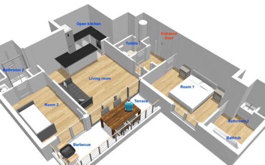 3 pièces Résidence neuve – Box fermé et cave