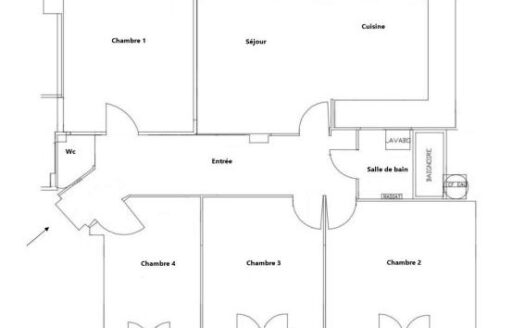 Rare : Appartement 4 chambres à deux pas de Jean Macé