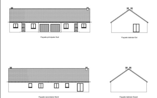 SPÉCIAL INVESTISSEUR Maison jumelée Plain pied avec 2 appartements + 2 garages sur un terrain d