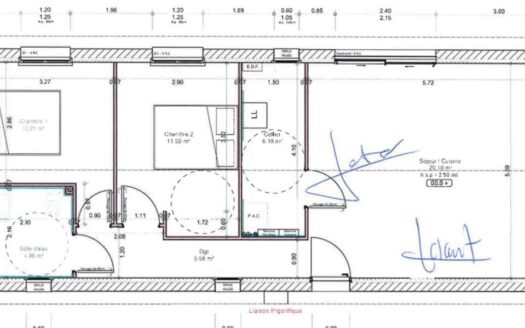 Vente maison individuelle 2 chambres