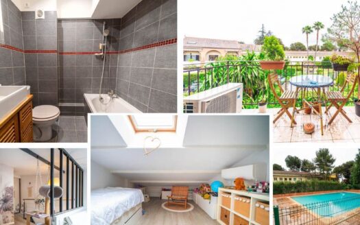 Appartement T1 bis en duplex – résidence avec piscine et parking