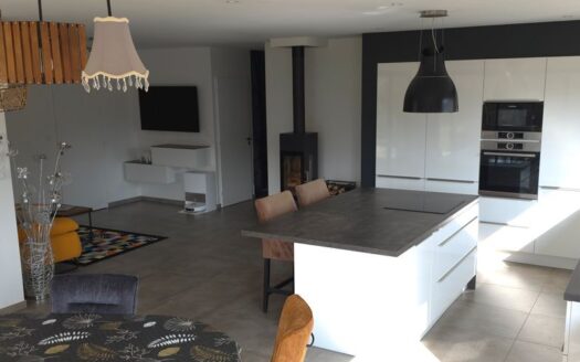 Maison individuelle contemporaine 165 m2 Classe A avec dépendance et piscine sur une parcelle d