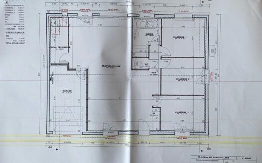 Maison individuelle plein pied NEUVE