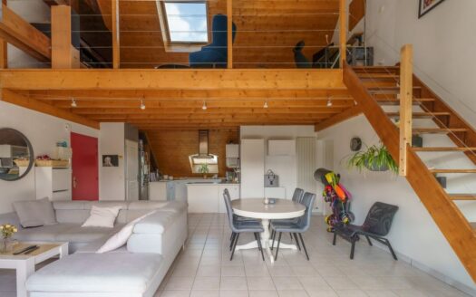 Duplex T4 lumineux avec balcon et vue montagnes – Épagny Metz-Tessy
