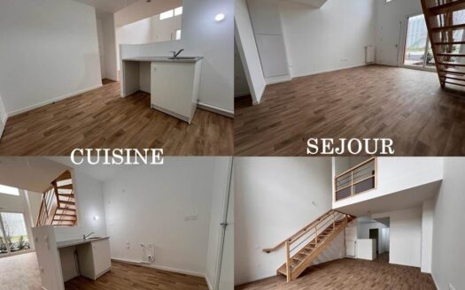 Appartement T2 duplex 49,8m² Cergy + stationnement sous-sol