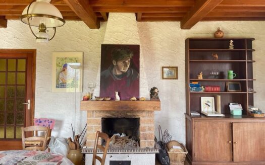 Grande maison avec vue, sur terrain en partie constructible