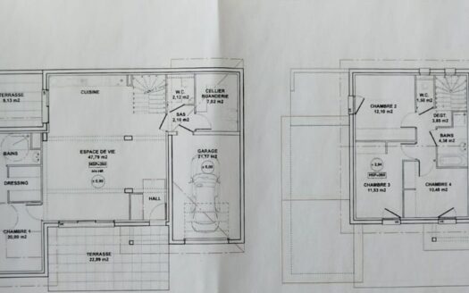Projet maisons neuves 120m2